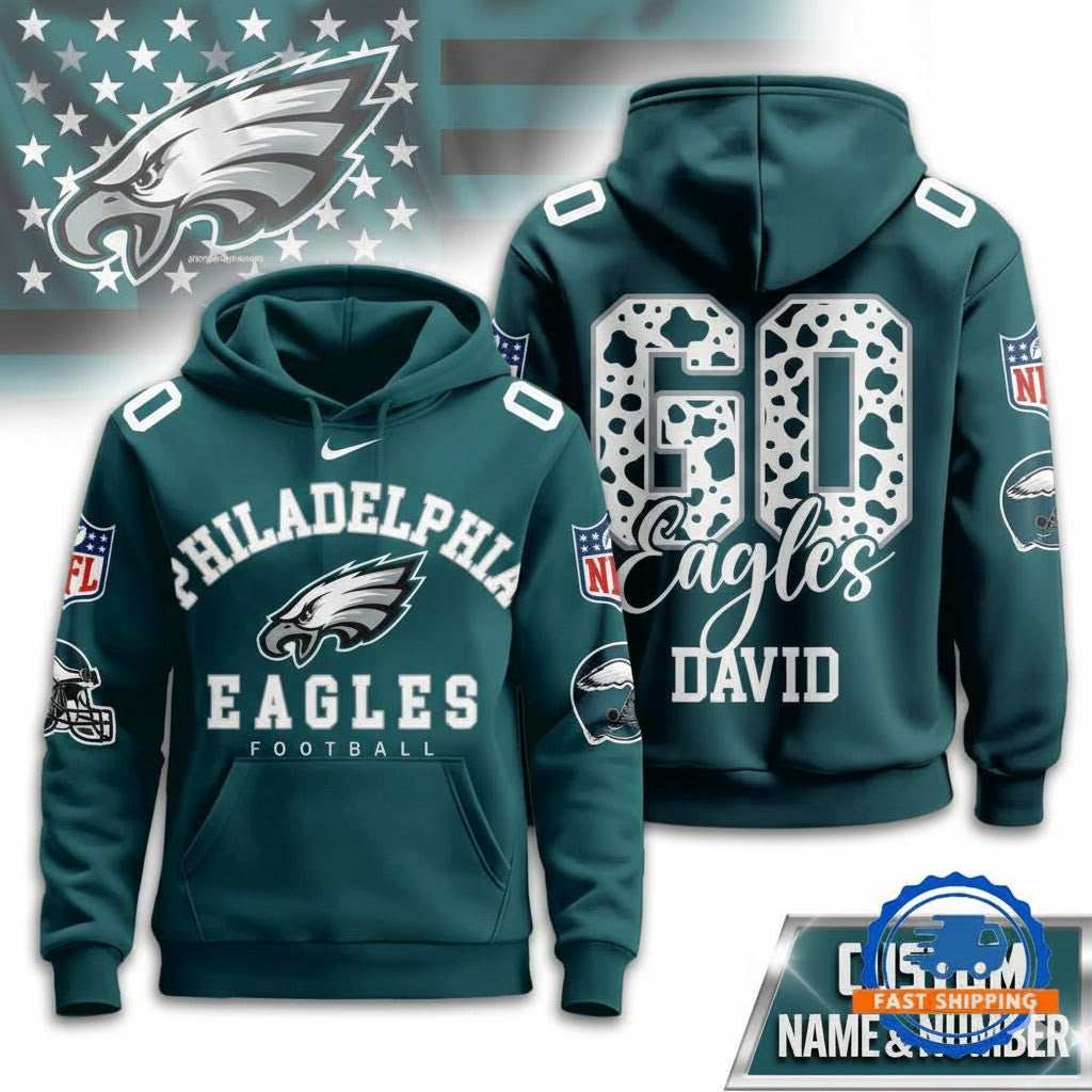 PHI Eagles Football Custom Game Day Hoodie Shirt