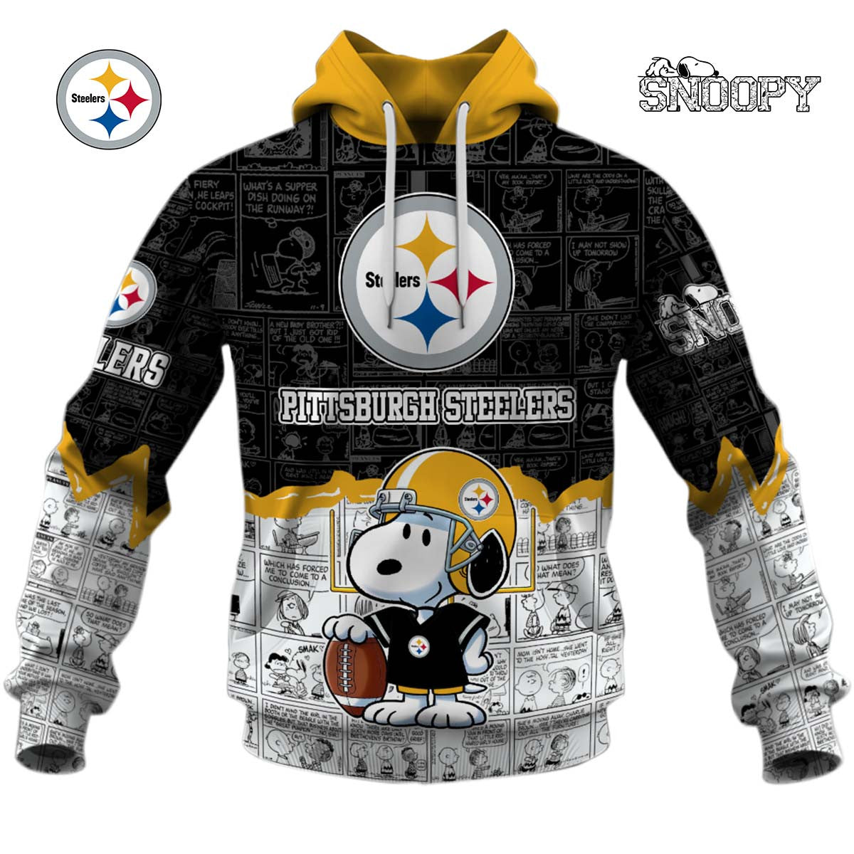 Pittsburgh Steelers Snoopy Design