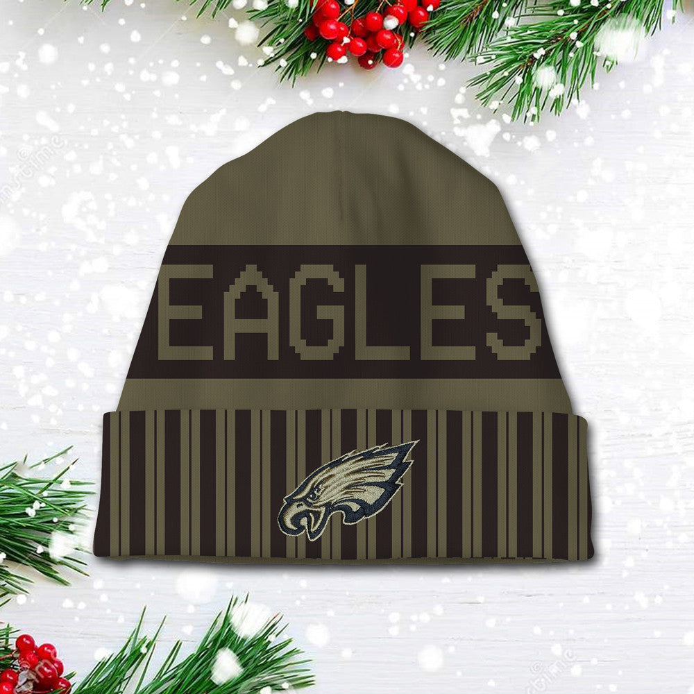 San Francisco 49ers 2025 Salute to Service Beanie Hat
