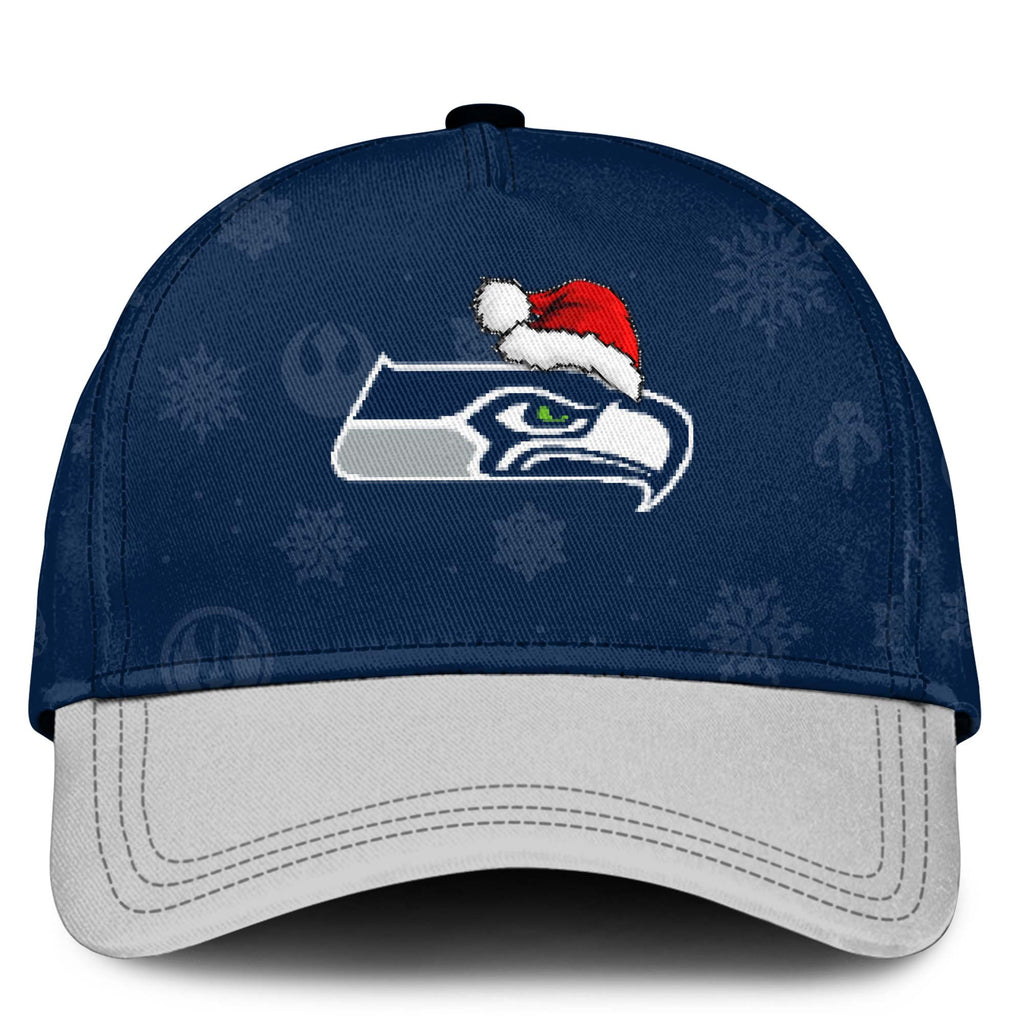 Unisex Seahawks Merry Christmas The Force Edition Hoodie
