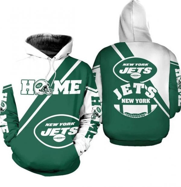 New York Jets Home Nfl Gift For Fan 3d Hoodie